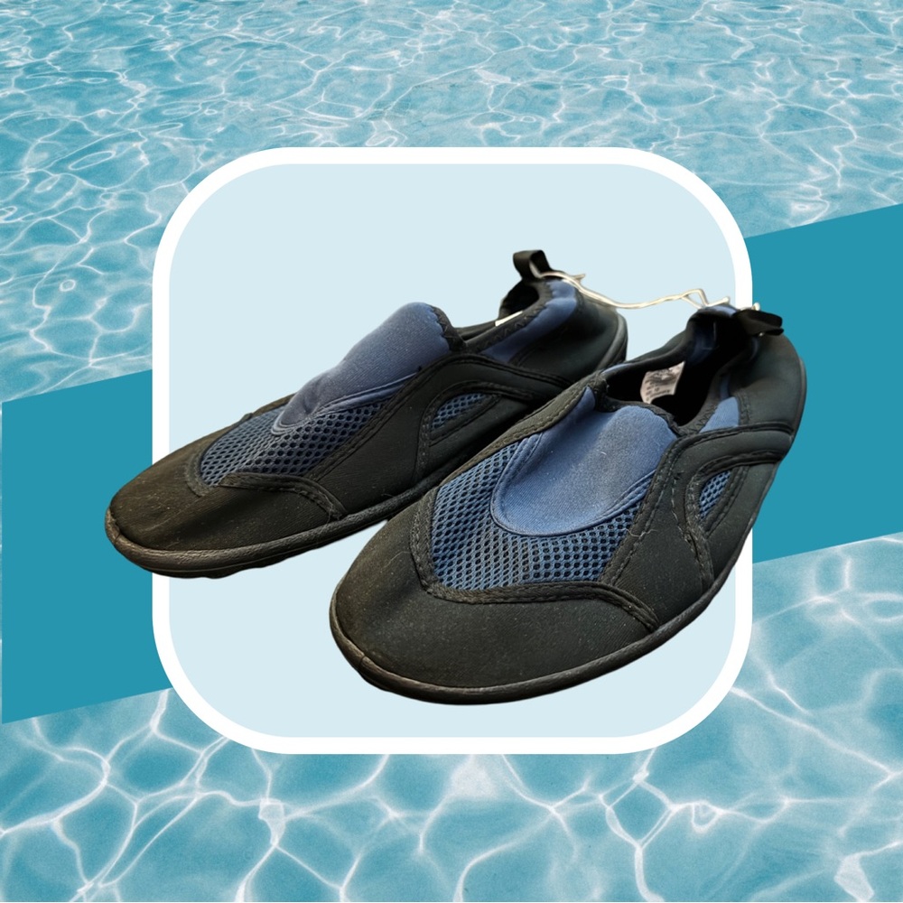 Blue and Black Water Shoes